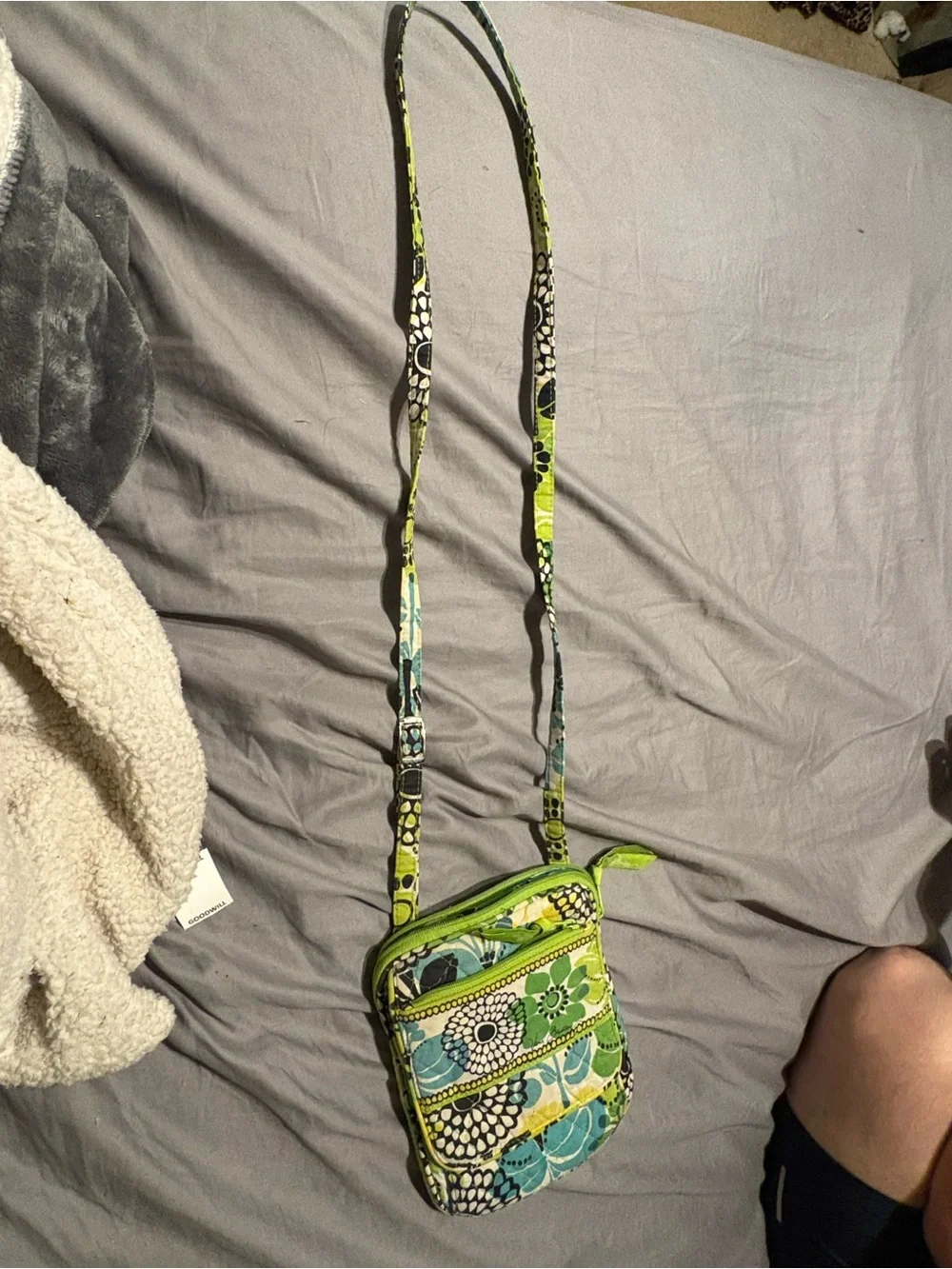 2 Vera Bradley Floral Bags in Green Multi color